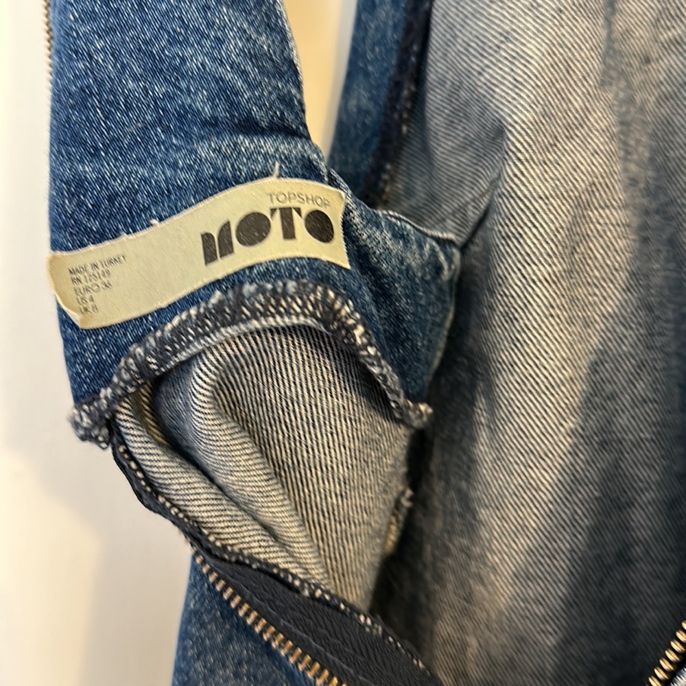 Topshop Moto denim dress - Picture 4 of 5